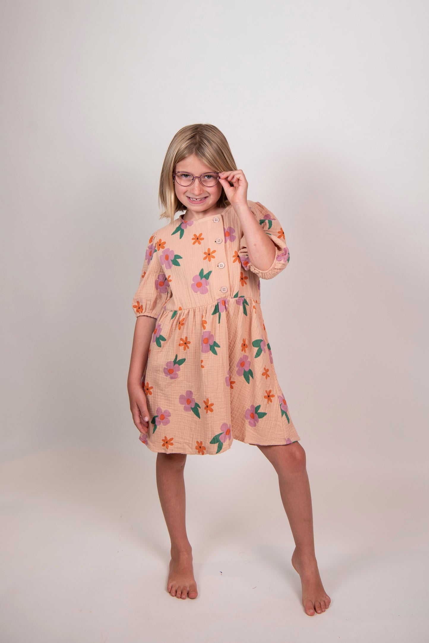 Muslin Flower Dress