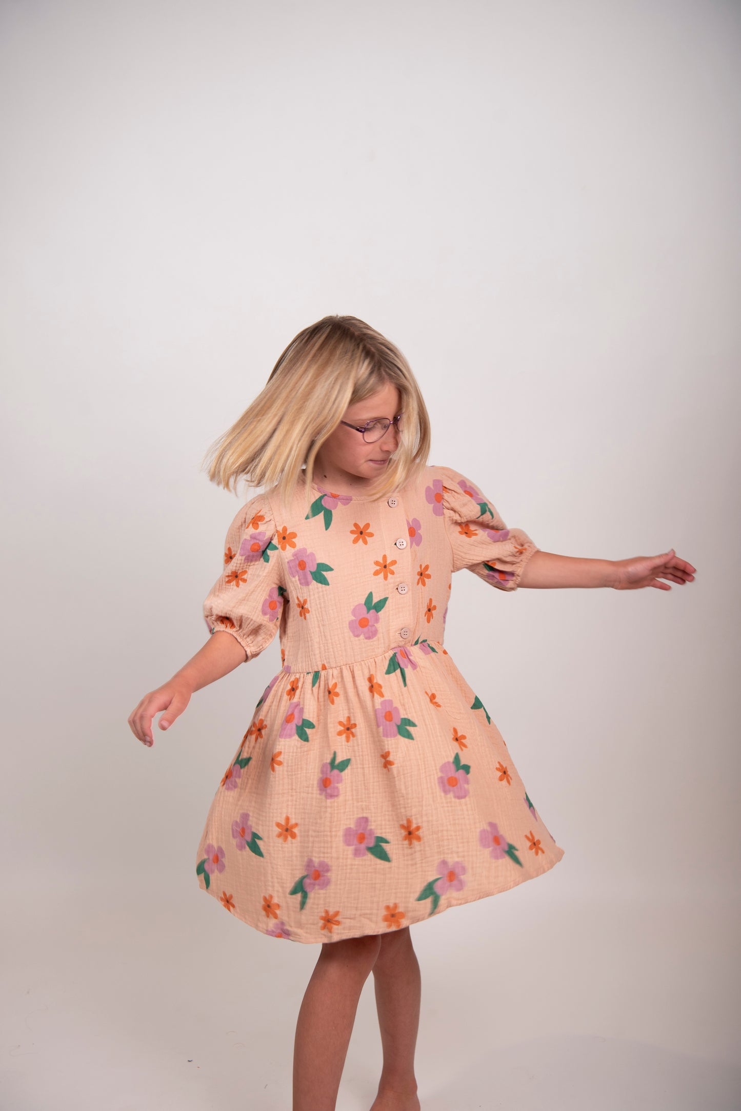 Muslin Flower Dress