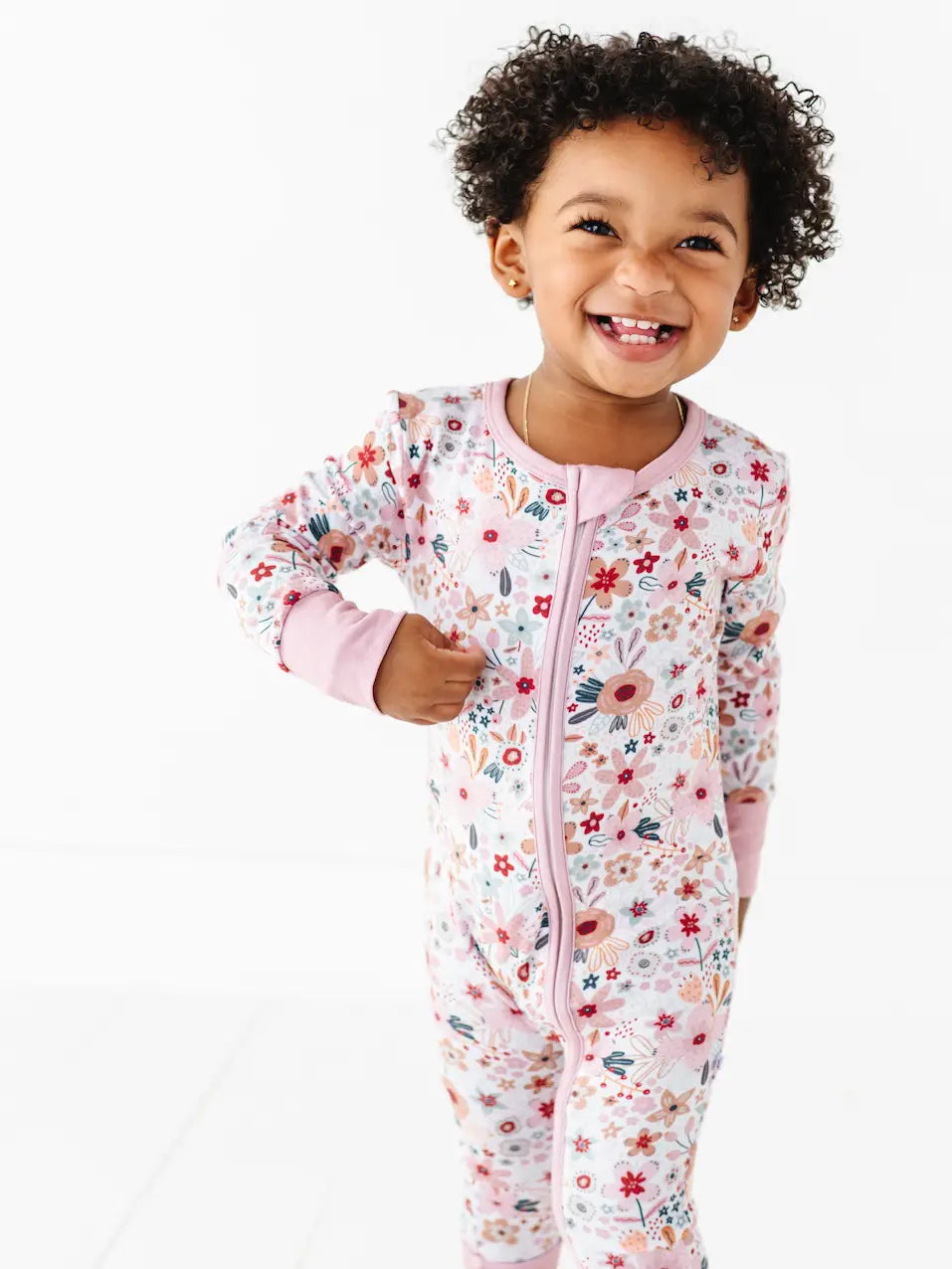 Bamboo Baby Pajamas - Blossom