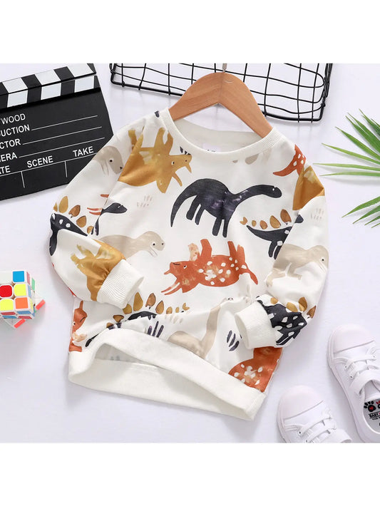 Colorful Dinosaurs Sweatshirt