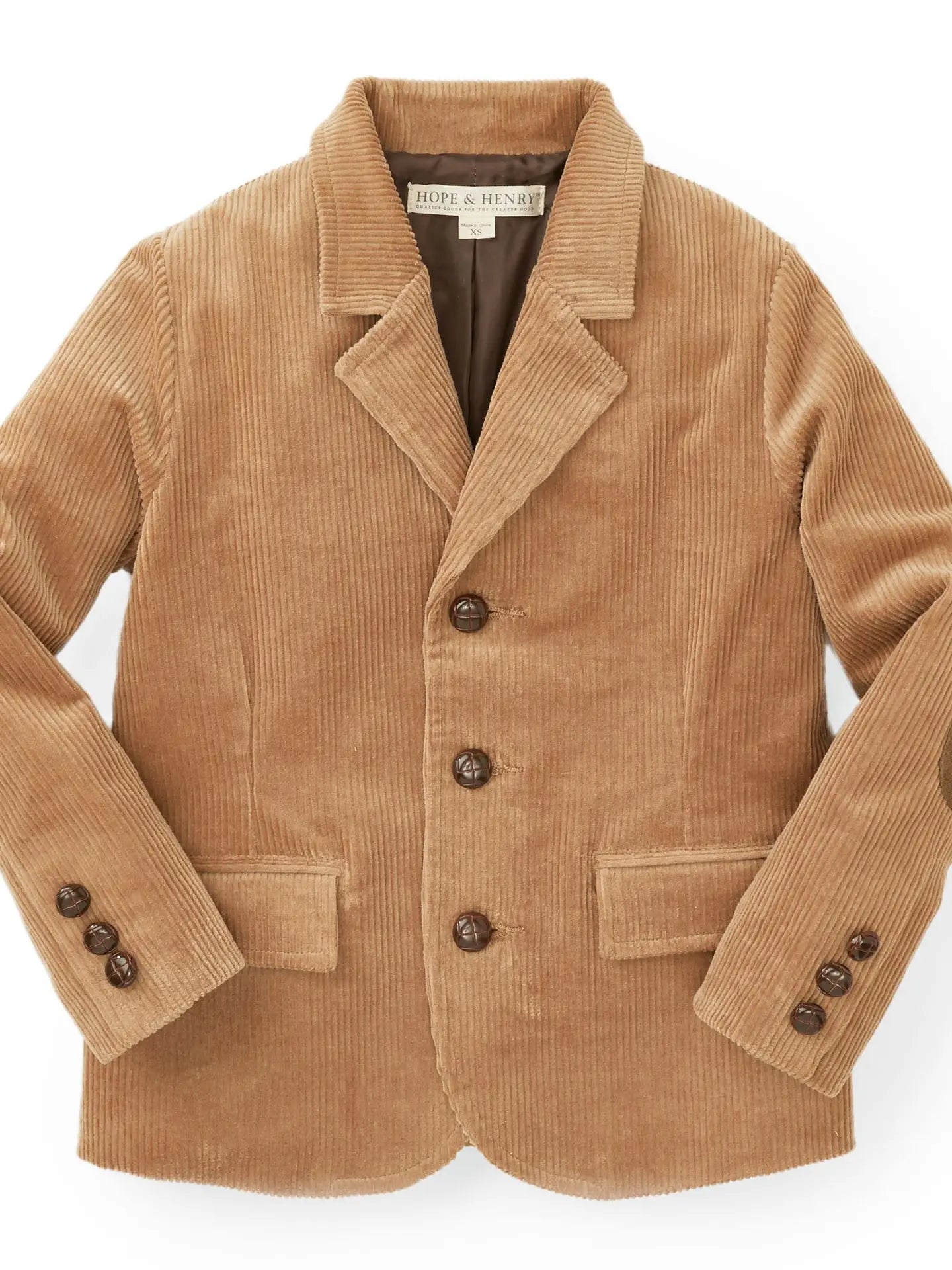 Corduroy Blazer with Elbow Patches