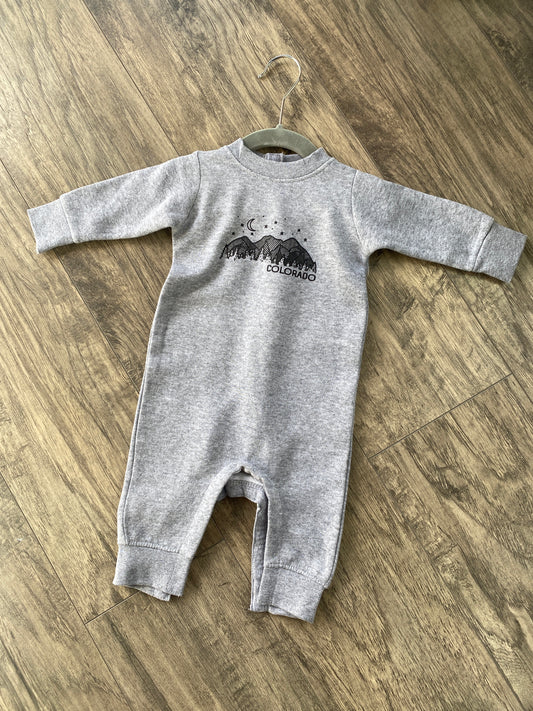 Night Sky Long Sleeve Onesie