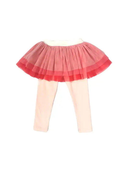 Peach Ombre Tutu Leggins