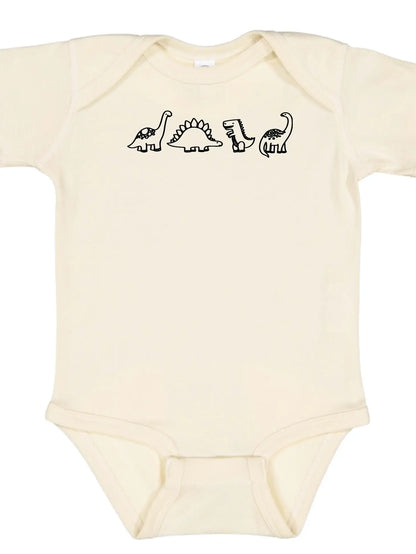 Simple Dino Onesie/Toddler Tee