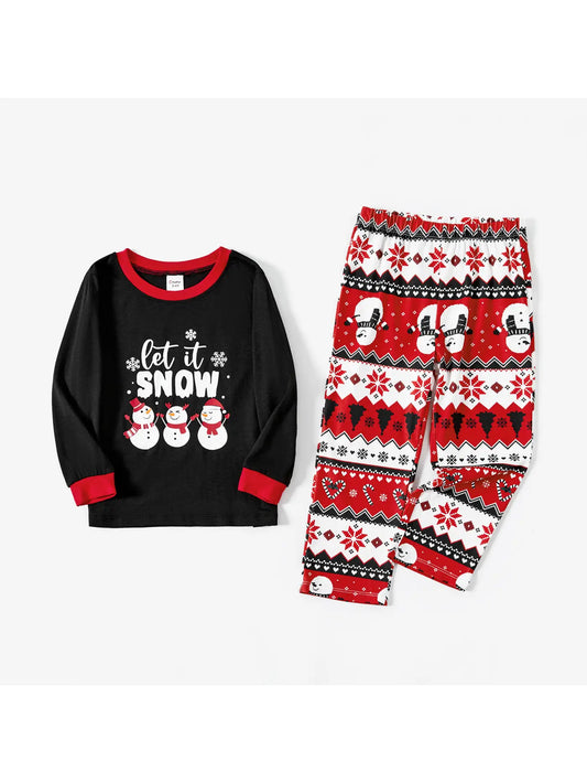 Snowman Holiday PJs