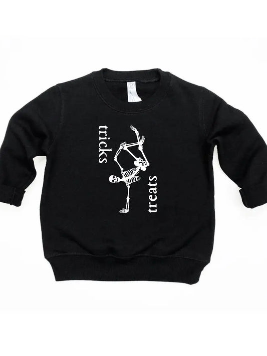 Tricks and Treats Skeleton Sweatshirt