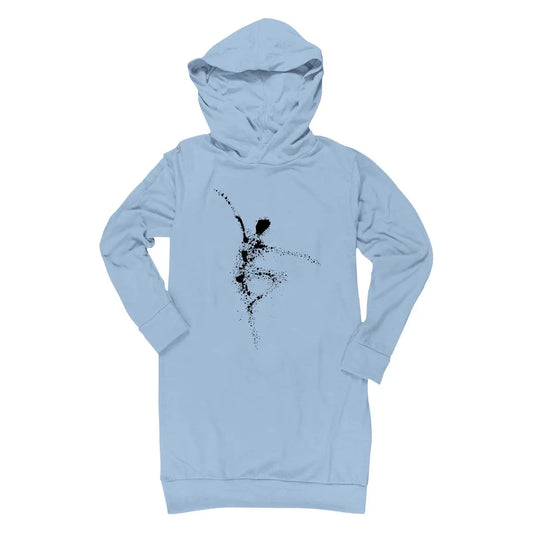 Dancer Silhouette long hoodie