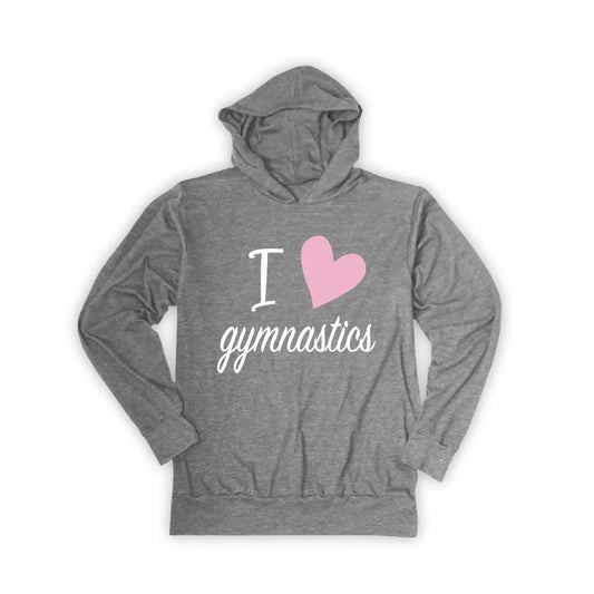 I love gymnastics hoodie