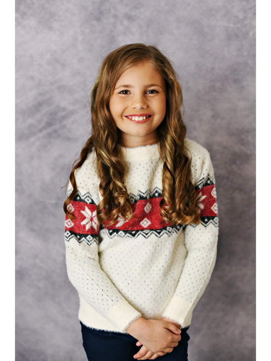 Winter Christmas crew neck sweater