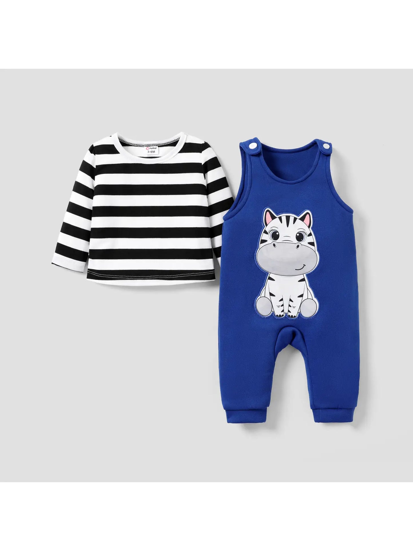 Zebra Outfit w/ Blue Dungarees