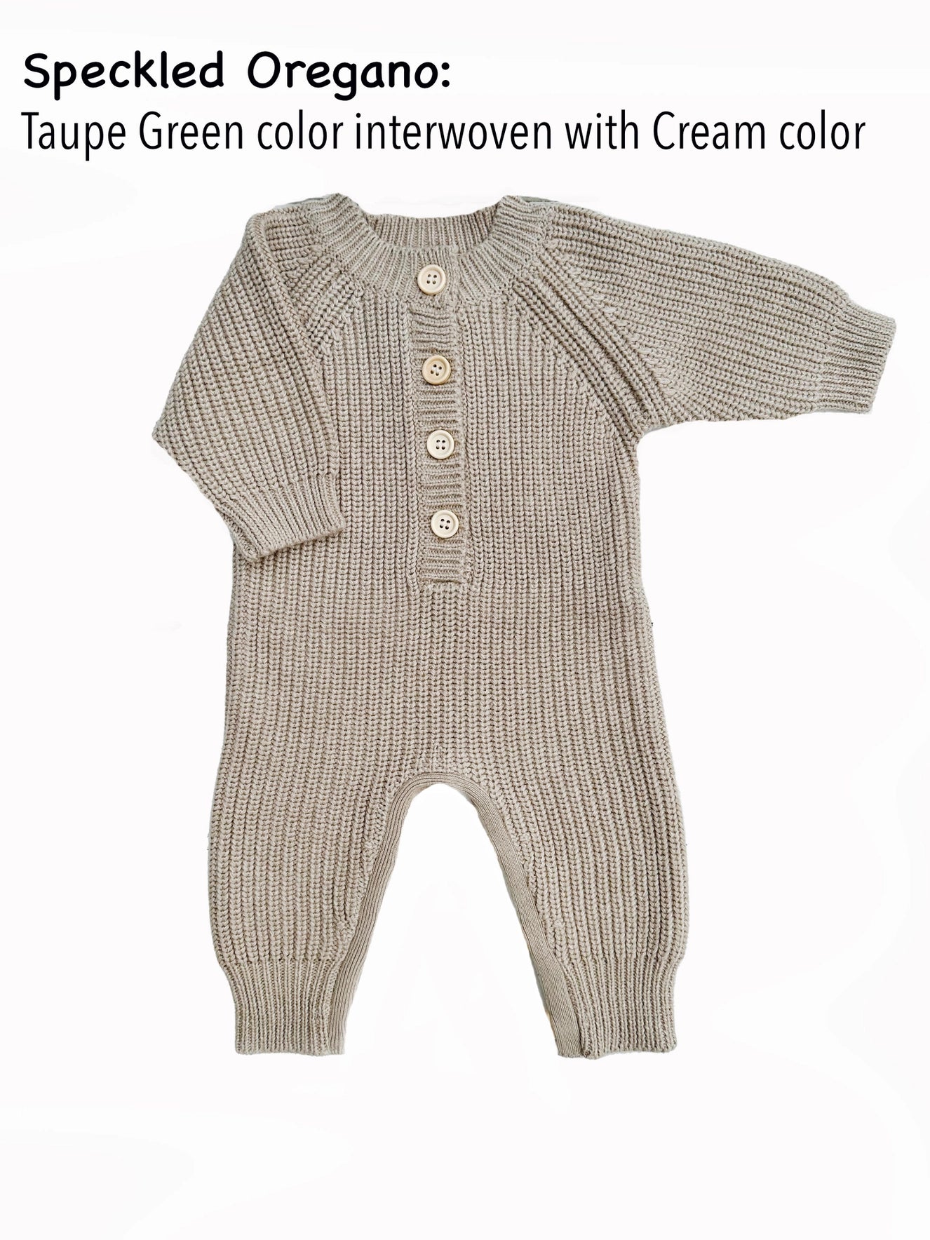 Baby Knit Romper with Zipper