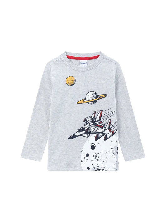 Grey Space/Jet long sleeve t-shirt